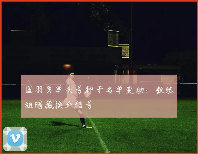 国羽男单头号种子名单变动，教练组暗藏换血信号